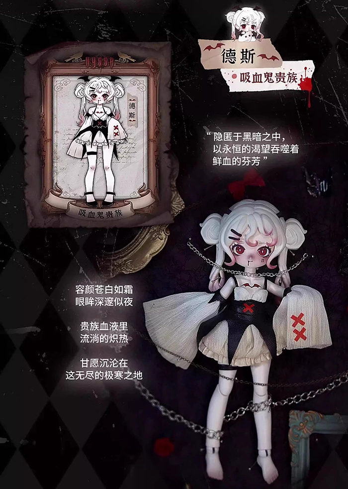 Nyssa妮撒 怪誕夢魘系列 BJD盲盒:圖片 6