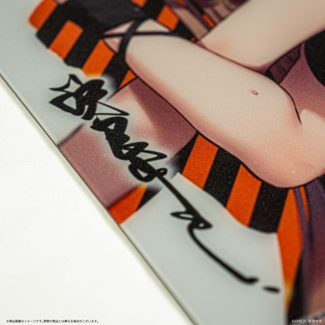 日版 AMICIS 限定品 咲良ゆき 聯名插畫玻璃滑鼠墊 玩家版/訓練師版 再版:圖片 11