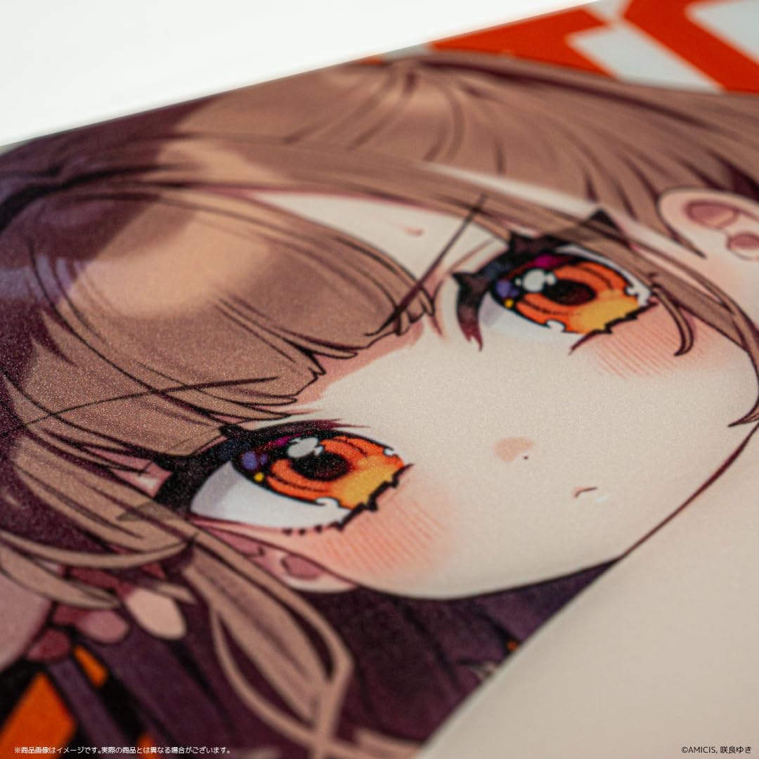 日版 AMICIS 限定品 咲良ゆき 聯名插畫玻璃滑鼠墊 玩家版/訓練師版 再版:圖片 10