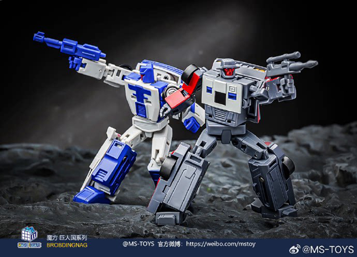 魔方 MS-B14/B15 飛天虎組合 打擊&莽撞套裝 再版 第三方小比例變形玩具:圖片 3