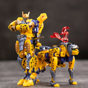 鐵工廠 IF EX-76 迅雷豹走 雷牙/黃豹 第三方小比例變形玩具