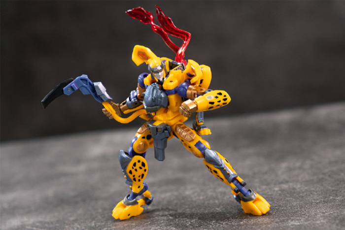 鐵工廠 IF EX-76 迅雷豹走 雷牙/黃豹 第三方小比例變形玩具:圖片 7