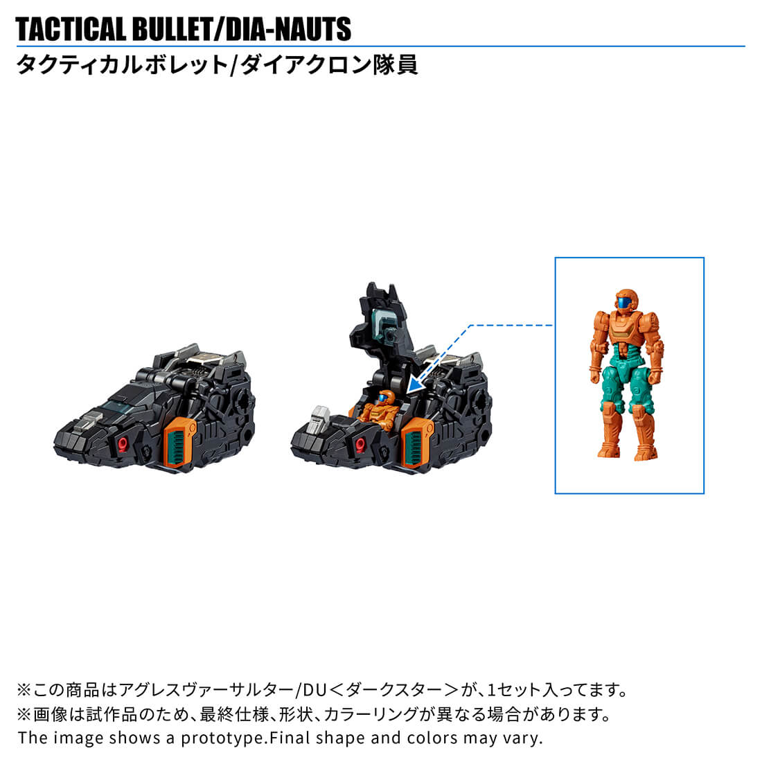 TAKARATOMY 限定品 戴亞克隆 TM-38 阿格雷斯.萬能機/DU(暗星):圖片 6