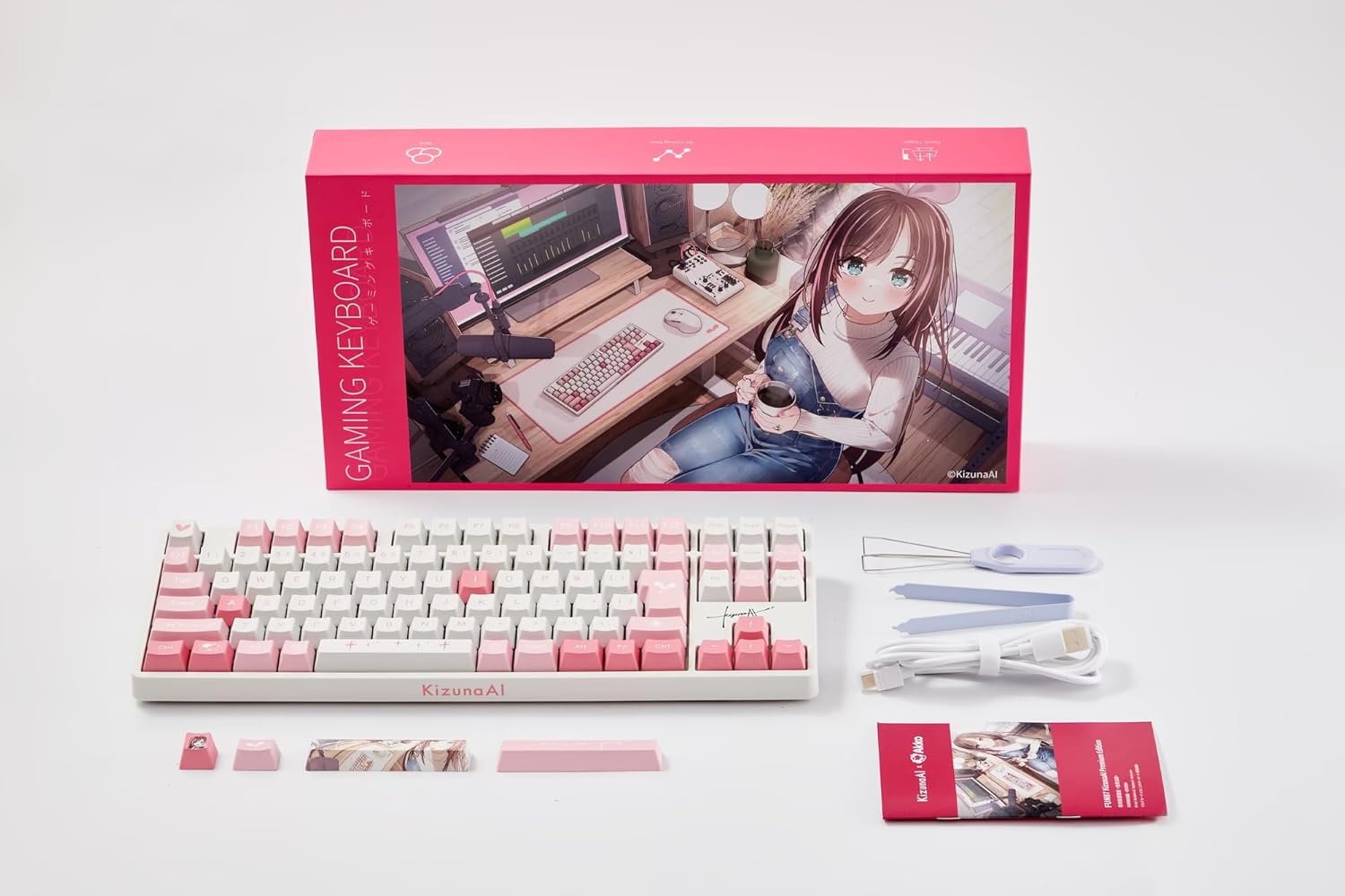 日版 Akko × KizunaAI(絆愛) 聯名電競磁軸鍵盤 日語配列:圖片 9