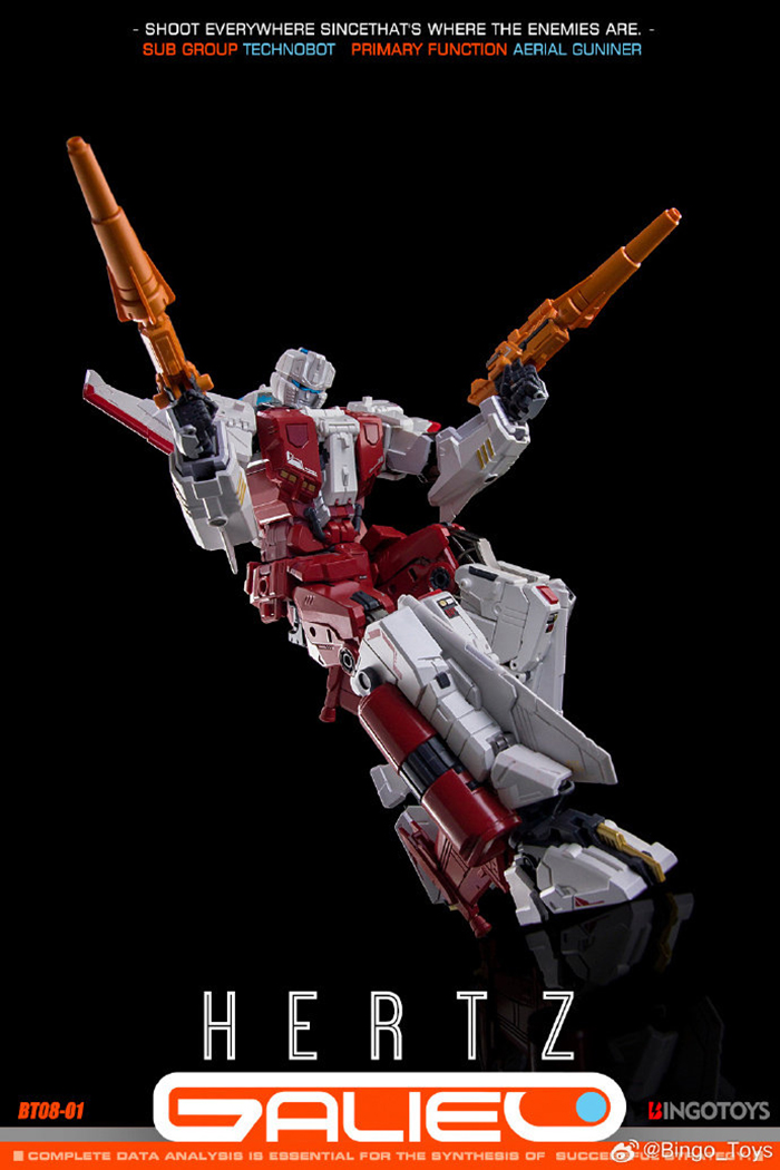 BINGOTOYS BT08-1 HERTZ 計算王組合 鋼鞭 第三方變形玩具:圖片 3