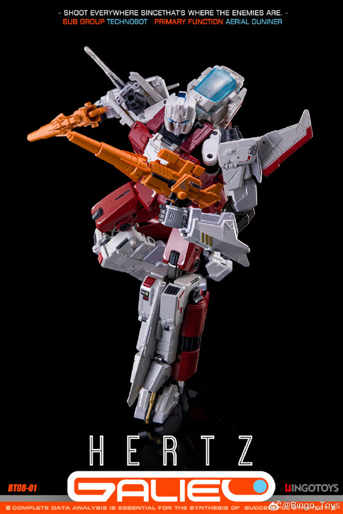 BINGOTOYS BT08-1 HERTZ 計算王組合 鋼鞭 第三方變形玩具:圖片 8