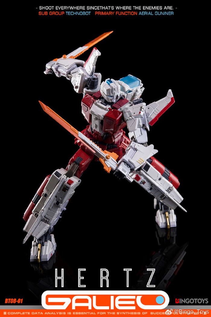 BINGOTOYS BT08-1 HERTZ 計算王組合 鋼鞭 第三方變形玩具:圖片 6