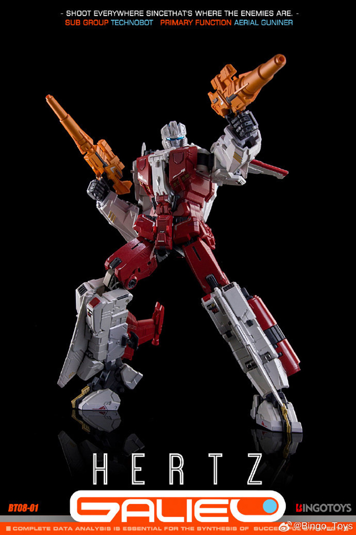 BINGOTOYS BT08-1 HERTZ 計算王組合 鋼鞭 第三方變形玩具:圖片 4