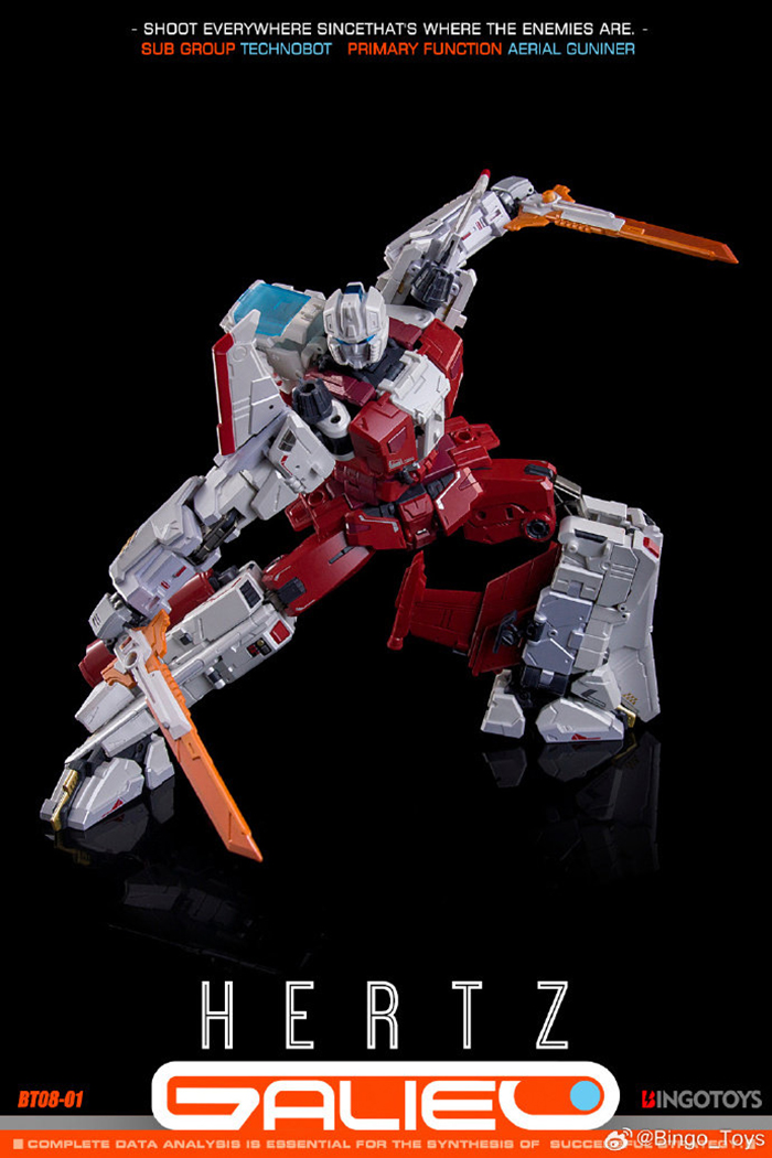 BINGOTOYS BT08-1 HERTZ 計算王組合 鋼鞭 第三方變形玩具:圖片 7