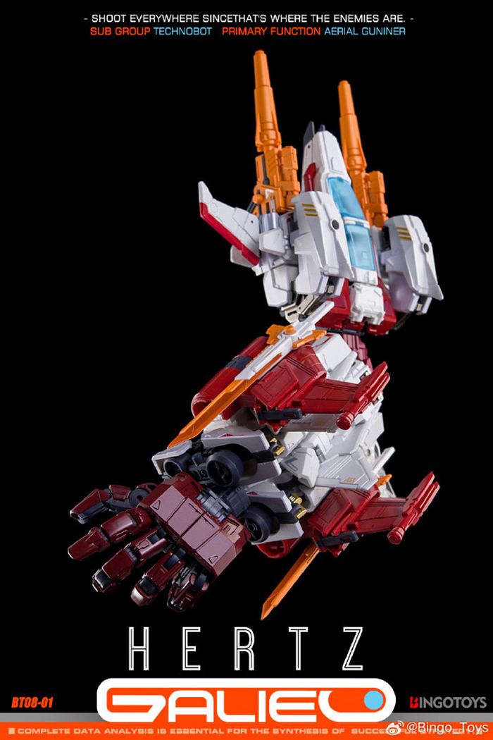 BINGOTOYS BT08-1 HERTZ 計算王組合 鋼鞭 第三方變形玩具:圖片 13
