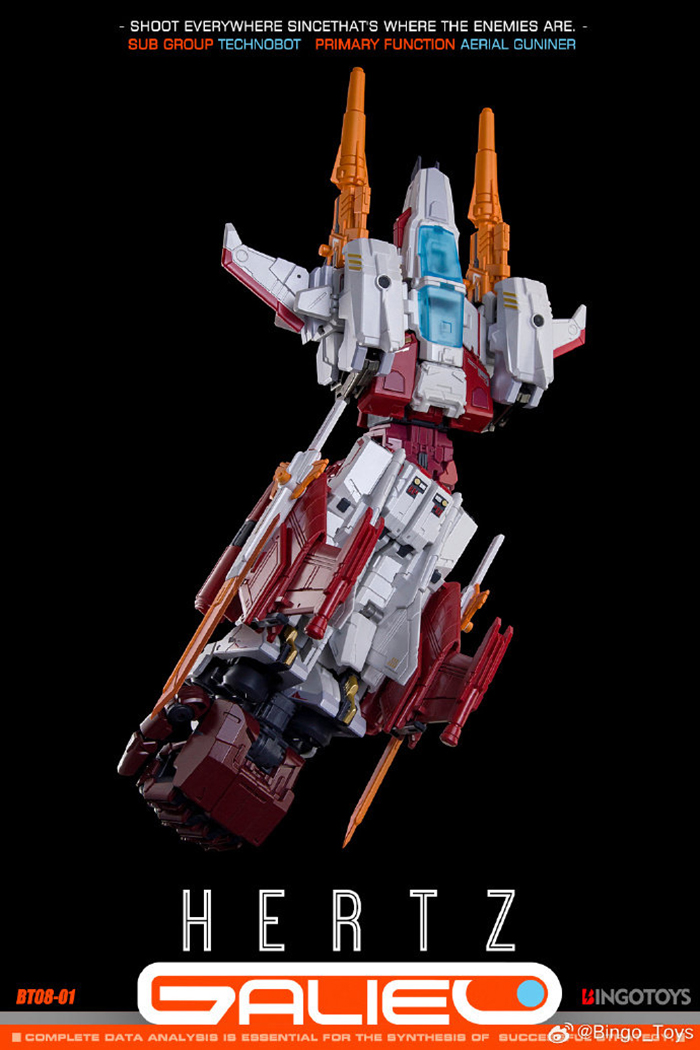 BINGOTOYS BT08-1 HERTZ 計算王組合 鋼鞭 第三方變形玩具:圖片 12