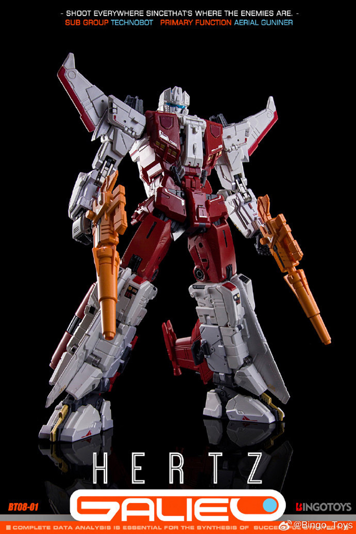 BINGOTOYS BT08-1 HERTZ 計算王組合 鋼鞭 第三方變形玩具:圖片 5