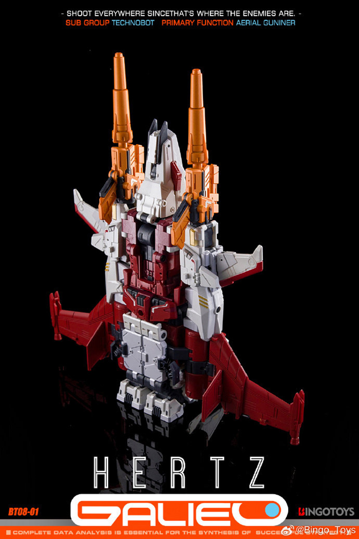 BINGOTOYS BT08-1 HERTZ 計算王組合 鋼鞭 第三方變形玩具:圖片 11