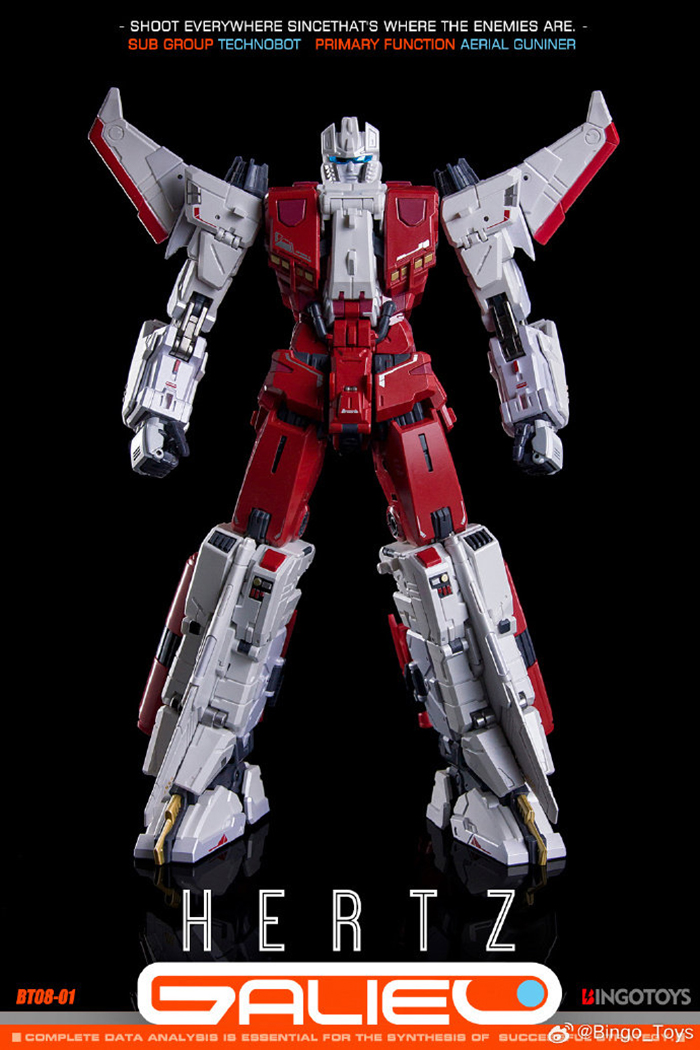 BINGOTOYS BT08-1 HERTZ 計算王組合 鋼鞭 第三方變形玩具:圖片 2