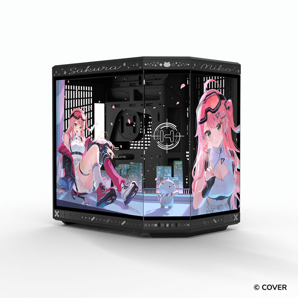 預購 26年第三季 日版 HYTE × hololive 櫻巫女限定聯名Y70電腦主機殼 黑色版/白色版:圖片 2