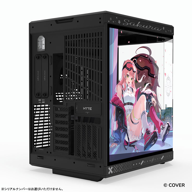 預購 26年第三季 日版 HYTE × hololive 櫻巫女限定聯名Y70電腦主機殼 黑色版/白色版:圖片 5