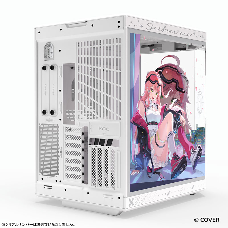 預購 26年第三季 日版 HYTE × hololive 櫻巫女限定聯名Y70電腦主機殼 黑色版/白色版:圖片 12