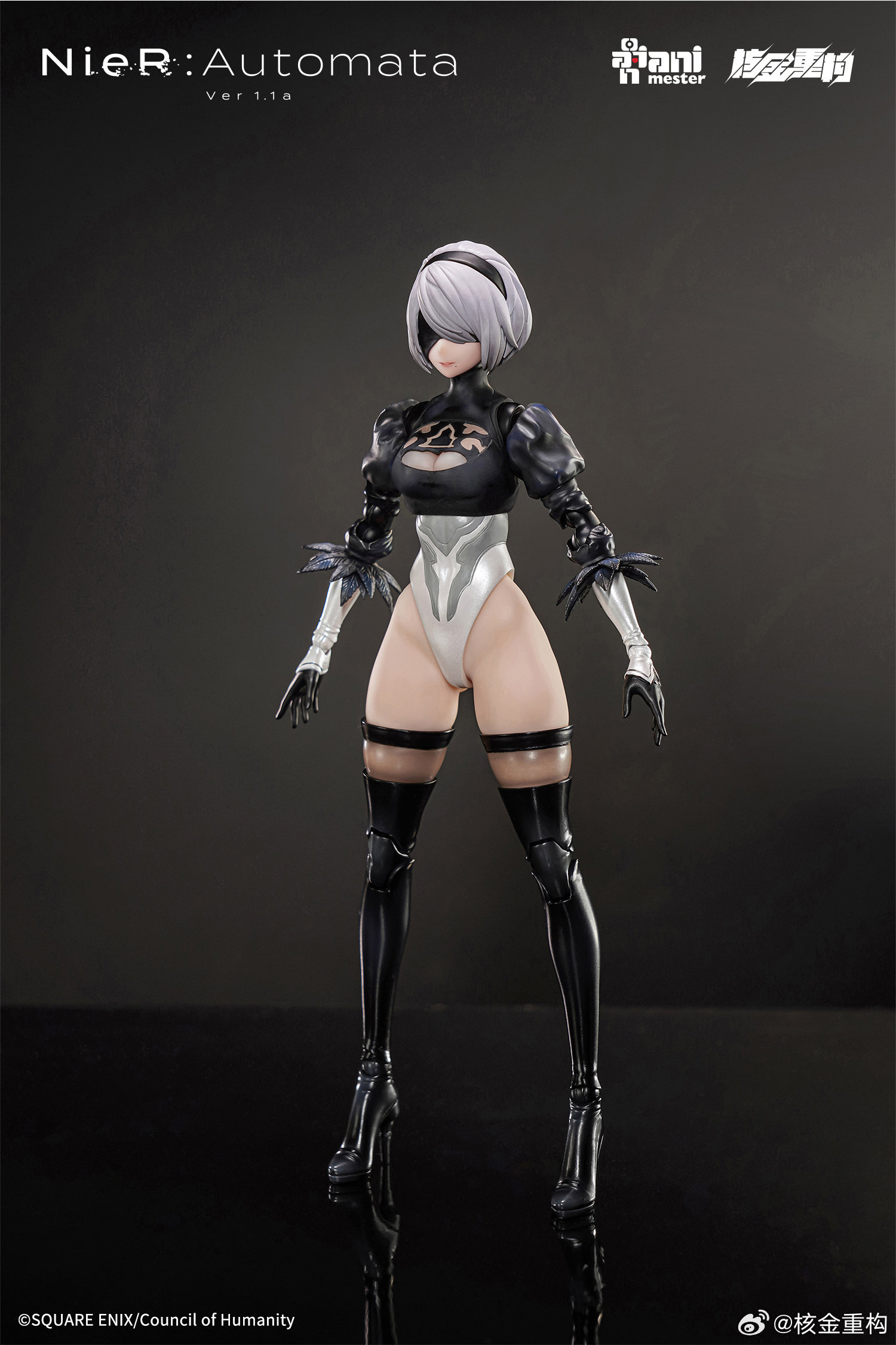 核金重構 1/9《尼爾:自動人形 Ver1.1a》2B(寄葉二號B型):圖片 18