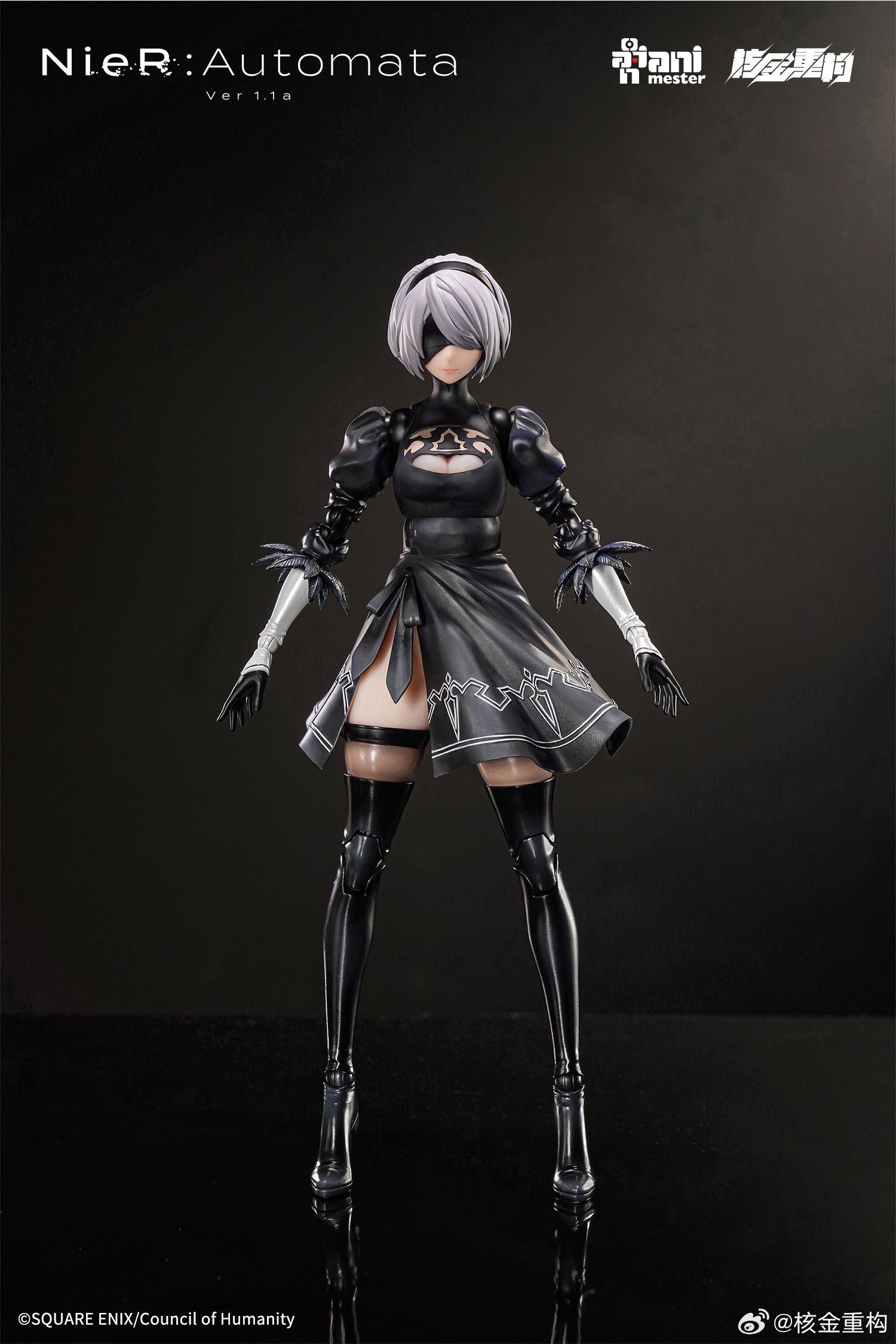 核金重構 1/9《尼爾:自動人形 Ver1.1a》2B(寄葉二號B型):圖片 15