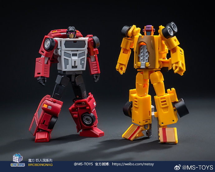 魔方 飛天虎組合 MS-B12 搶劫 & MS-B13 封鎖 再版 第三方小比例變型玩具