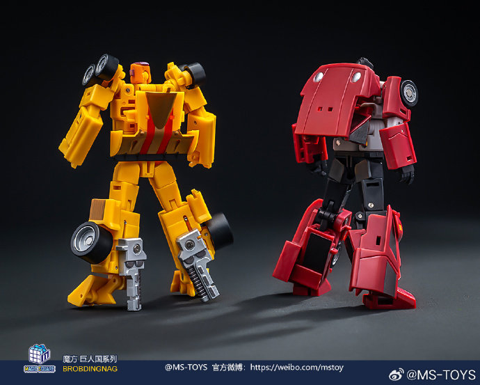 魔方 飛天虎組合 MS-B12 搶劫 & MS-B13 封鎖 再版 第三方小比例變型玩具:圖片 5
