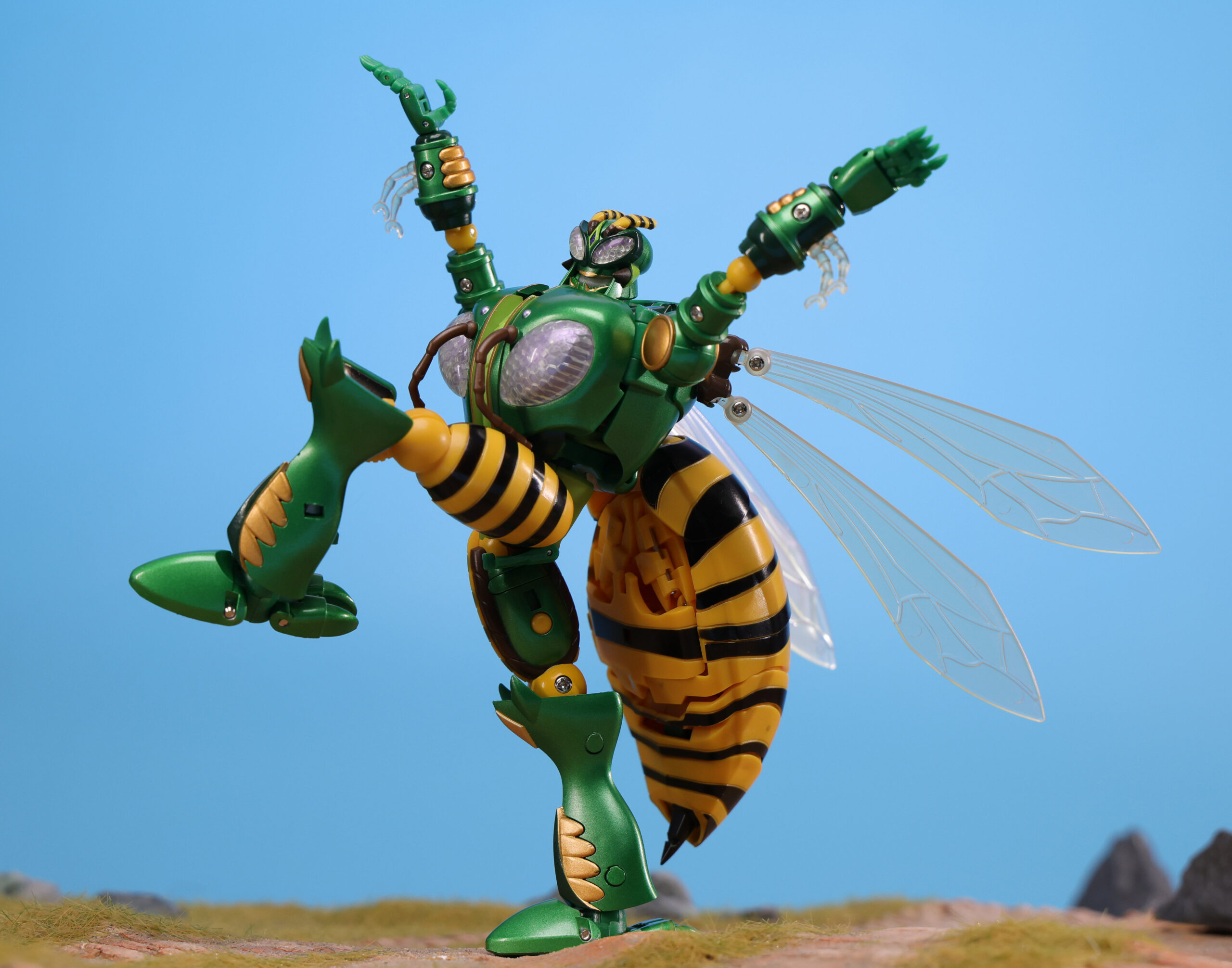 ROBOT TOYS RT-D02 黃蜂勇士/蒼蠅 第三方變形玩具:圖片 7