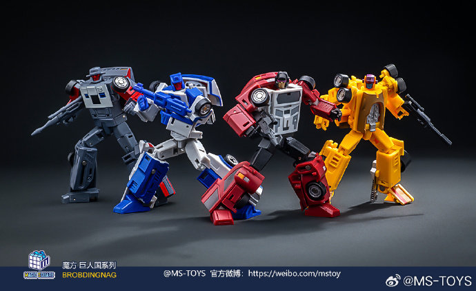 魔方 飛天虎組合 MS-B12 搶劫 & MS-B13 封鎖 再版 第三方小比例變型玩具:圖片 8