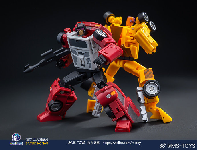 魔方 飛天虎組合 MS-B12 搶劫 & MS-B13 封鎖 再版 第三方小比例變型玩具:圖片 3