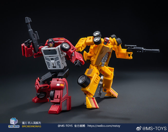 魔方 飛天虎組合 MS-B12 搶劫 & MS-B13 封鎖 再版 第三方小比例變型玩具:圖片 2