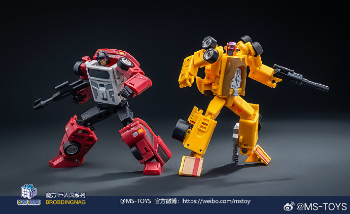 魔方 飛天虎組合 MS-B12 搶劫 & MS-B13 封鎖 再版 第三方小比例變型玩具:圖片 4