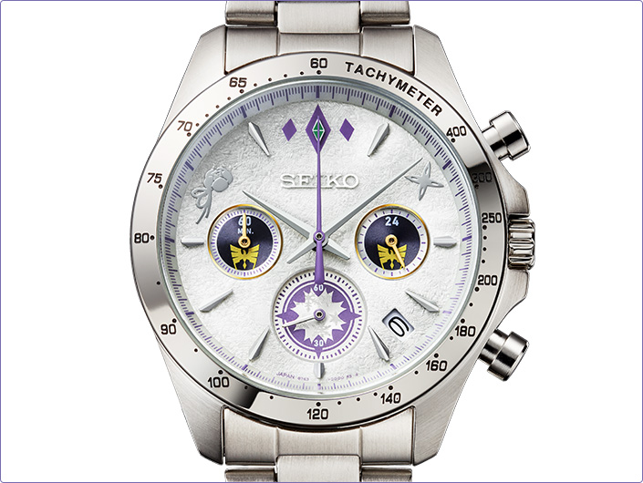 預購 日版 26年10月 SEIKO 限量品《Re:從零開始的異世界生活》聯名三眼計時腕錶 愛蜜莉雅款/雷姆款:圖片 5