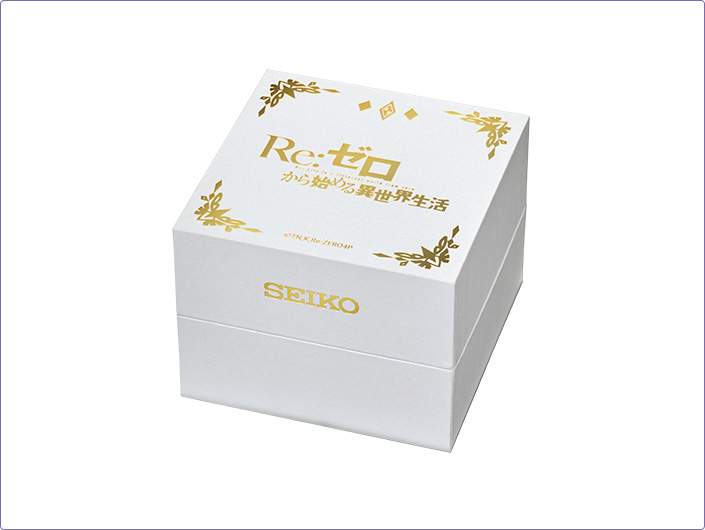 預購 日版 26年10月 SEIKO 限量品《Re:從零開始的異世界生活》聯名三眼計時腕錶 愛蜜莉雅款/雷姆款:圖片 7