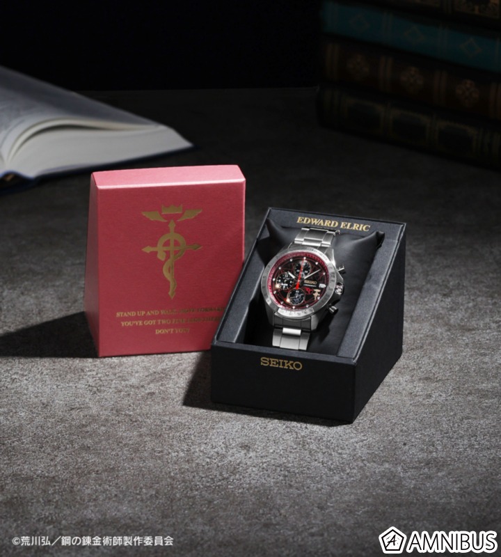 預購 27年1月 SEIKO《鋼之鍊金術師 》聯名限定腕錶 愛德華·愛力克款:圖片 2