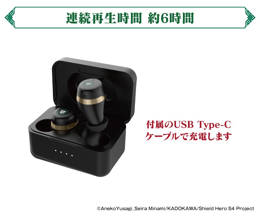 受注限定 26年10月 日版 ONKYO《盾之勇者成名錄 第四季》聯名款語音耳機 尚文/拉芙塔莉雅/菲洛:圖片 6