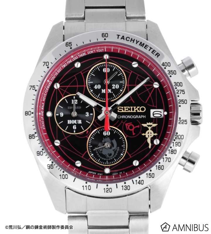 預購 27年1月 SEIKO《鋼之鍊金術師 》聯名限定腕錶 愛德華·愛力克款:圖片 4