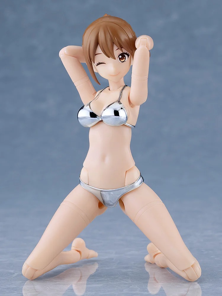 日版 Max Factory 限量品 PLAMATEA 繆斯素體 Ichika 銀色泳裝版:圖片 3