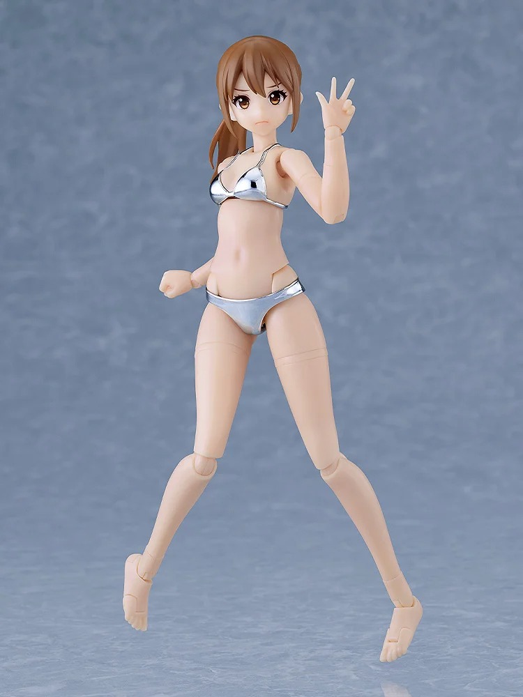 日版 Max Factory 限量品 PLAMATEA 繆斯素體 Ichika 銀色泳裝版:圖片 4
