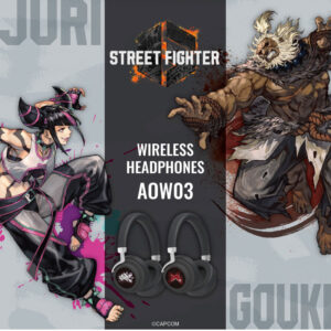 受注限定 26年10月 日版 ANIMA × ONKYO《快打旋風6》聯名款耳罩式語音耳機 蛛俐/豪鬼