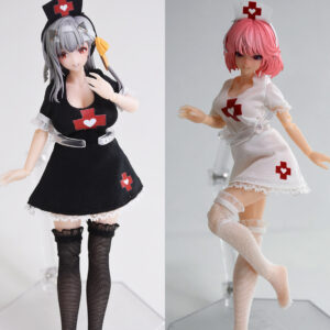 硬糖派 1/12 護士服 黑色/白色