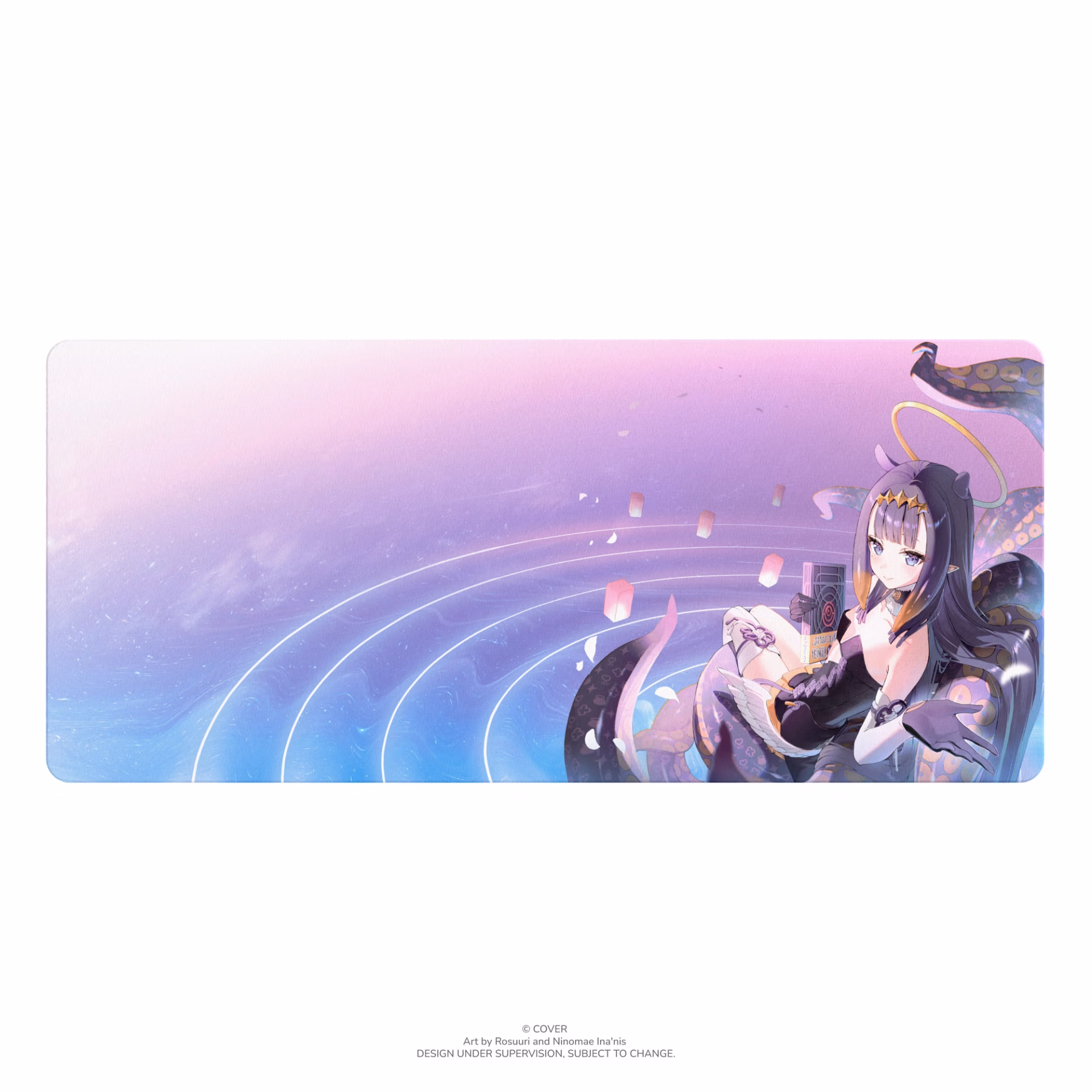 限量品 預購 26年第四季 日版 HYTE × Hololive EN 一伊那爾棲 聯名鍵帽&超大桌墊電競週邊奢華套組:圖片 10