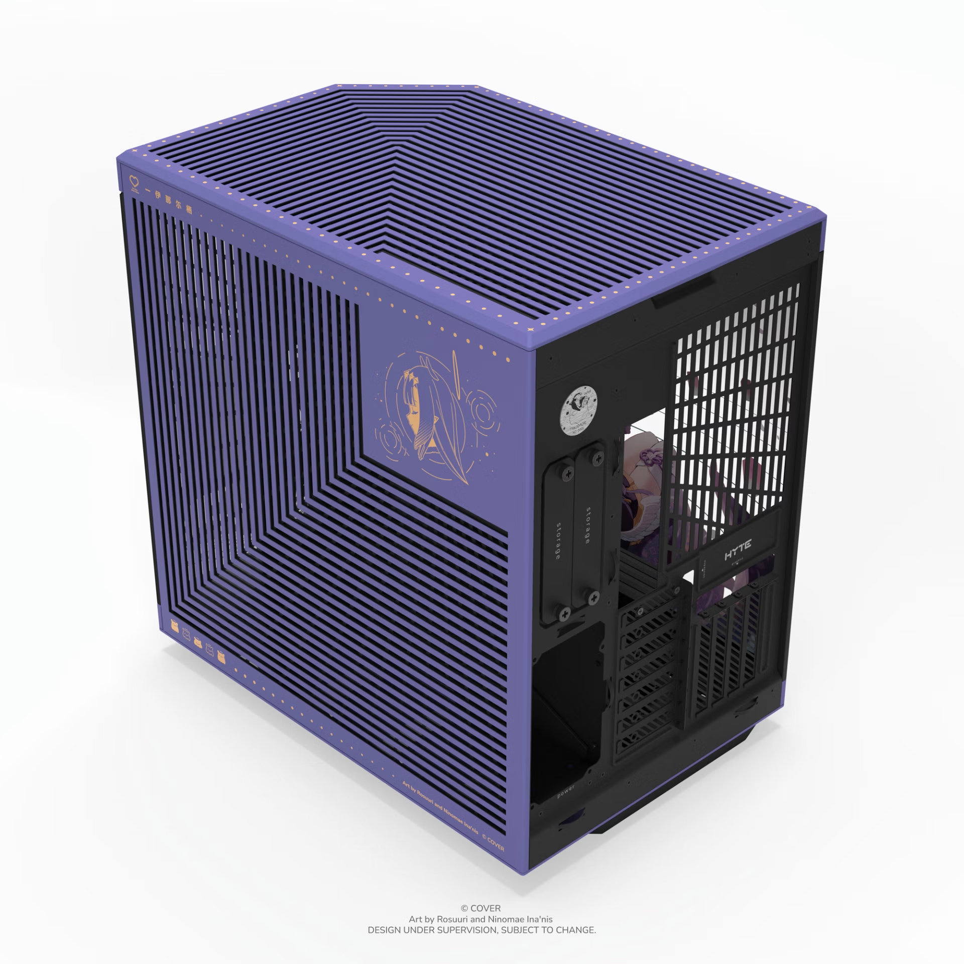 限量品 預購 26年第四季 日版 HYTE Y70 Touch Infinite(Y70TI) 觸控螢幕 電腦機殼 Hololive EN 一伊那爾棲 聯名版:圖片 7