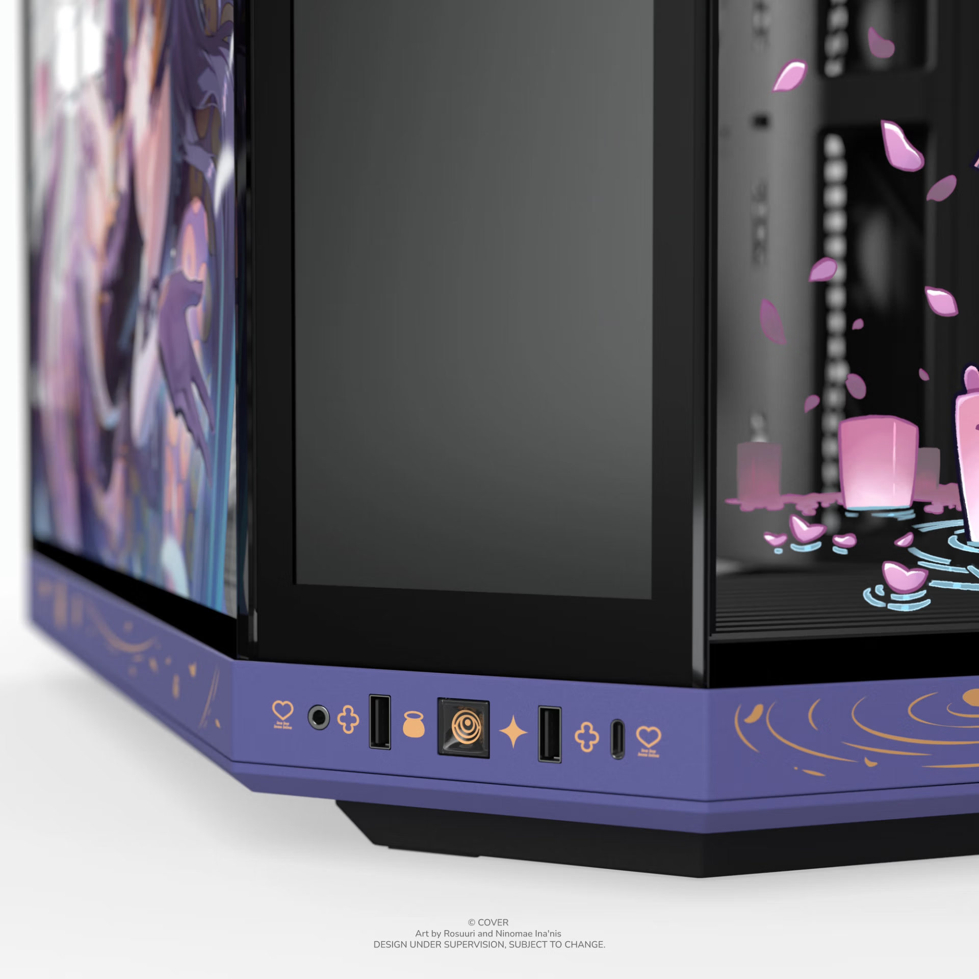 限量品 預購 26年第四季 日版 HYTE Y70 Touch Infinite(Y70TI) 觸控螢幕 電腦機殼 Hololive EN 一伊那爾棲 聯名版:圖片 10