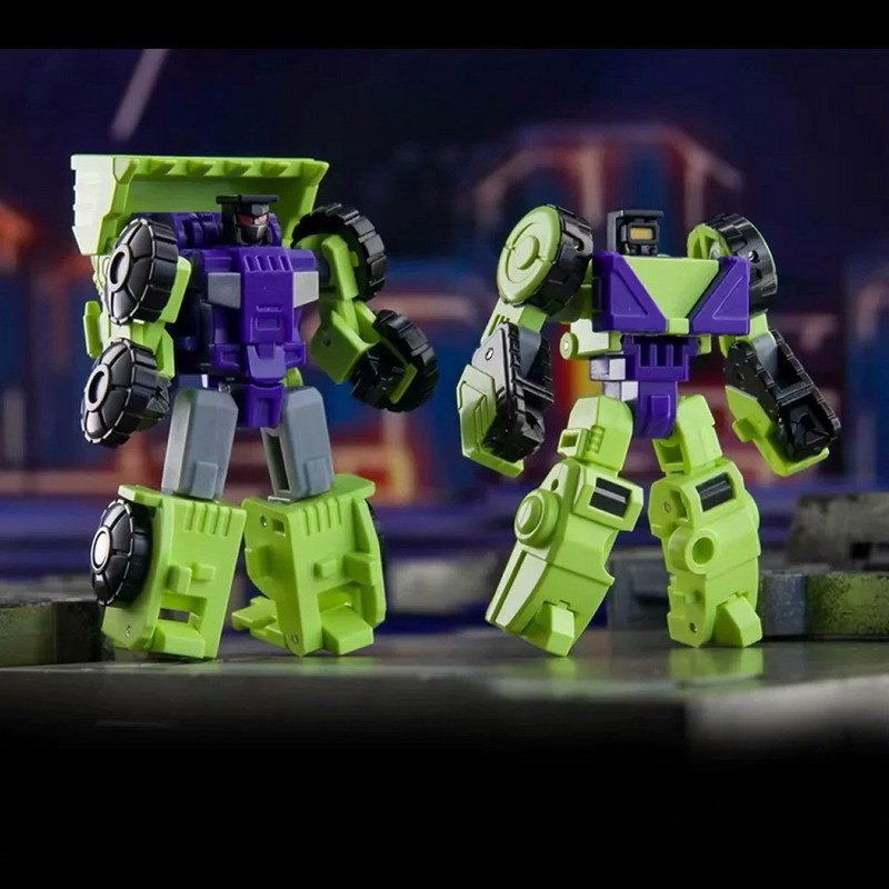 吳醫生 極小比例 塞星大力神 DW-ES07 鏟車 & DW-ES08 推土機 第三方小比例變形玩具