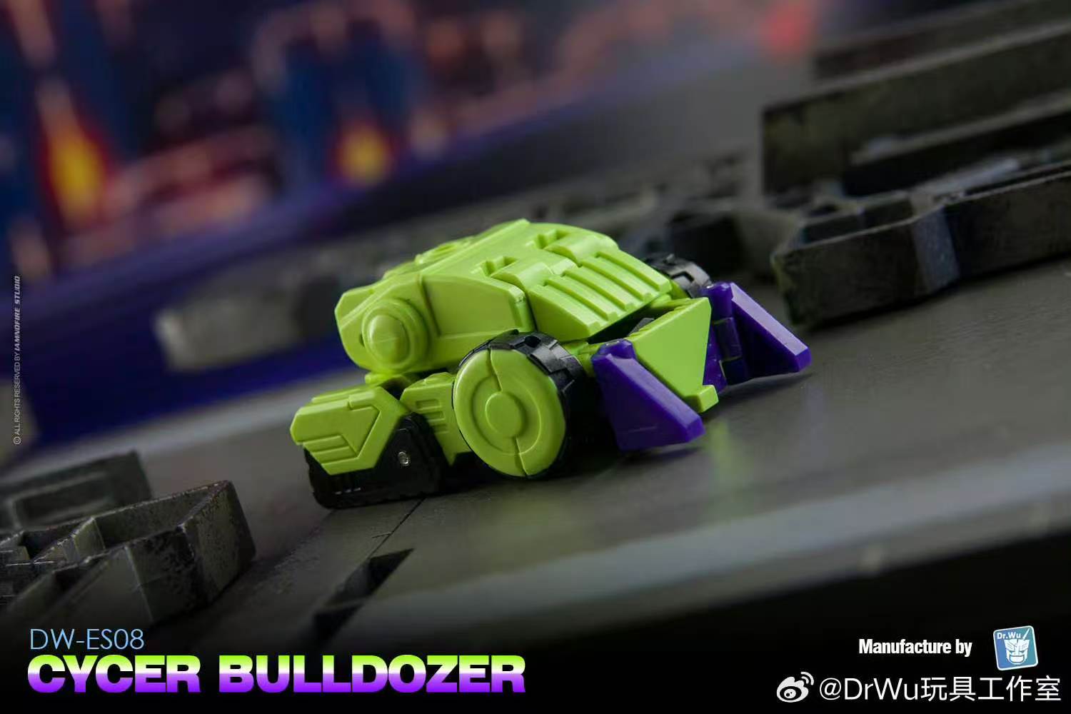 吳醫生 極小比例 塞星大力神 DW-ES07 鏟車 & DW-ES08 推土機 第三方小比例變形玩具:圖片 9
