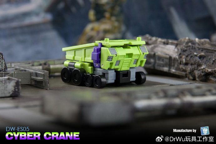 吳醫生 極小比例 塞星大力神 DW-ES05 托斗 & DW-ES06 吊車 第三方小比例變形玩具:圖片 4