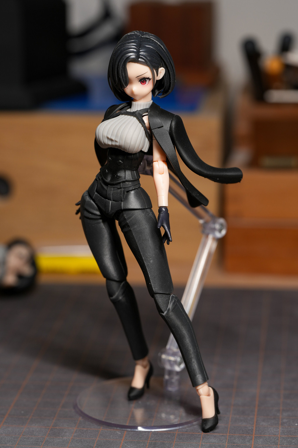 SH STUDIO MU073N 女神裝置 BUSTER DOLL 職業裝+外套 樹脂改件:圖片 36