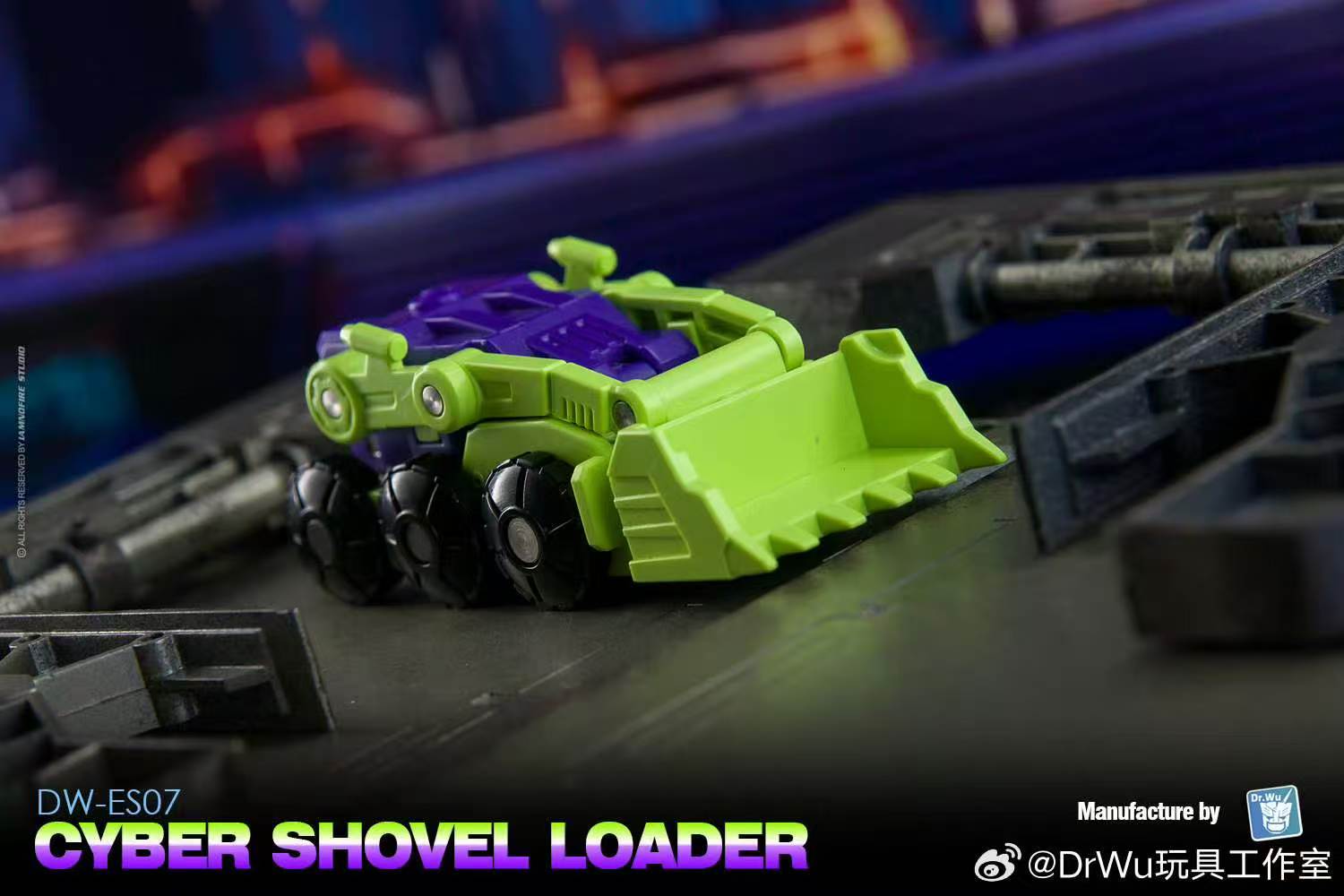 吳醫生 極小比例 塞星大力神 DW-ES07 鏟車 & DW-ES08 推土機 第三方小比例變形玩具:圖片 5