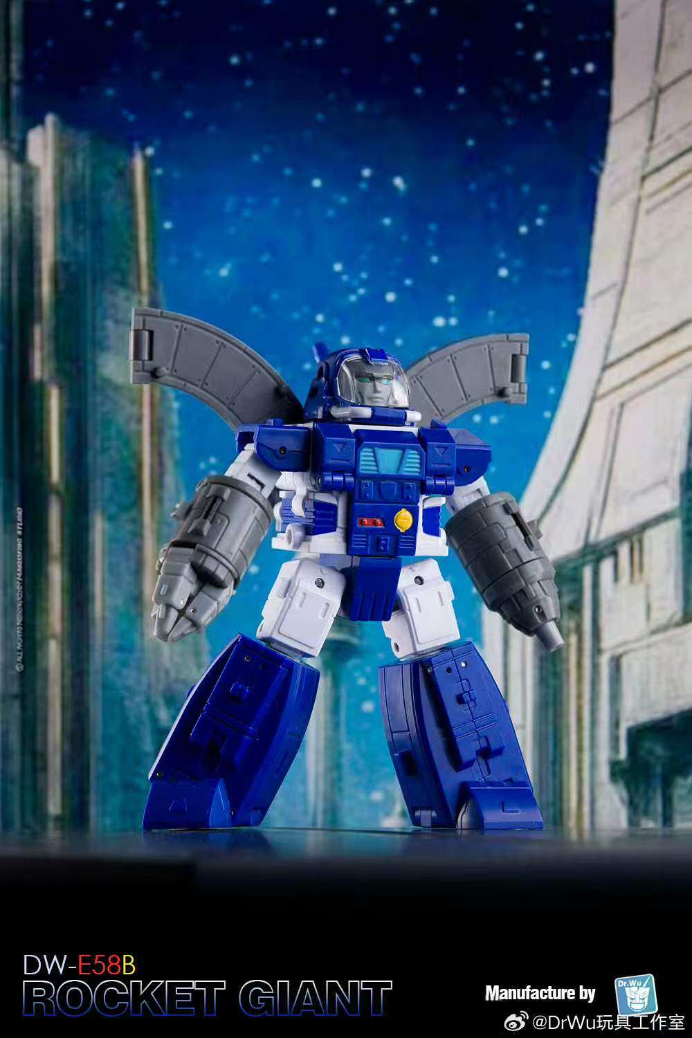 吳醫生 DW-E58B 大力金剛 藍色版 附特典 第三方小比例變形玩具:圖片 2