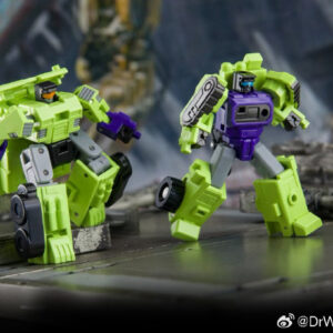 吳醫生 極小比例 塞星大力神 DW-ES05 托斗 & DW-ES06 吊車 第三方小比例變形玩具