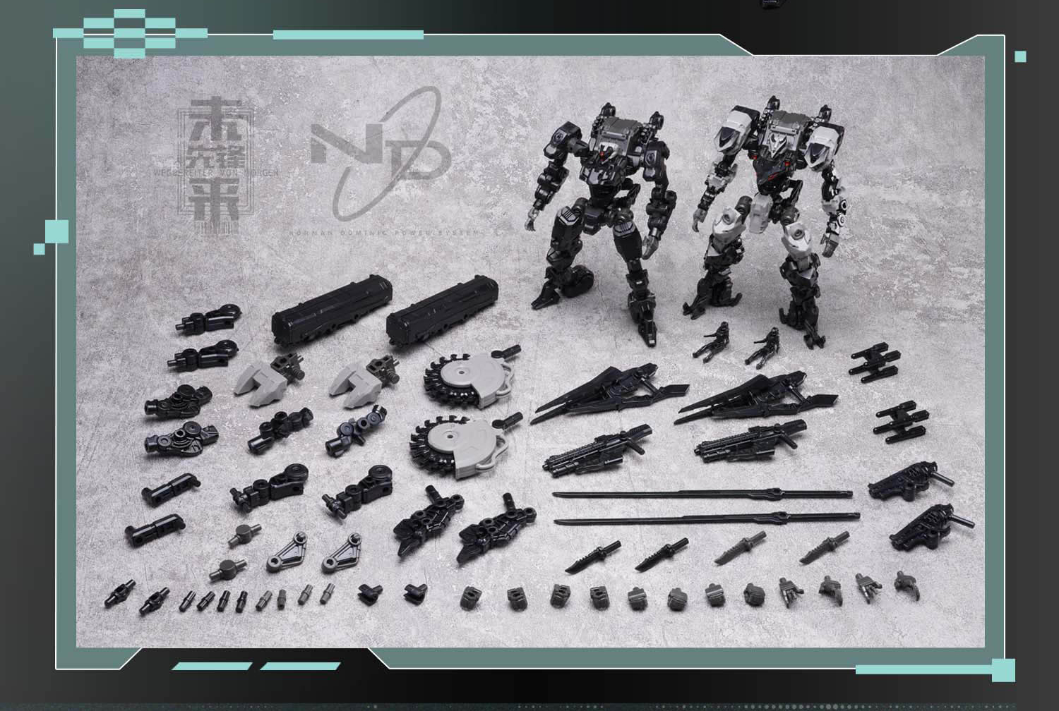 大火鳥製造 1/60 ND-01B 骷髏鳥&鵑隼 附特典:圖片 9